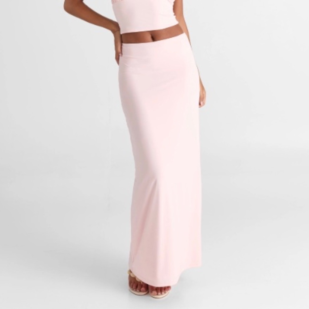 Sasha Therese Cleo Maxi Skirt Pink